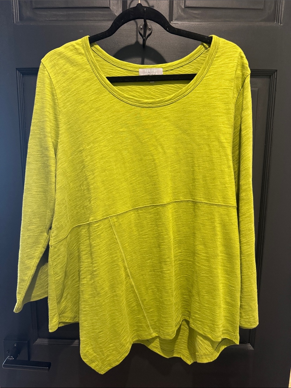 Habitat Limish Green Long Sleeve Women's Tunic Top